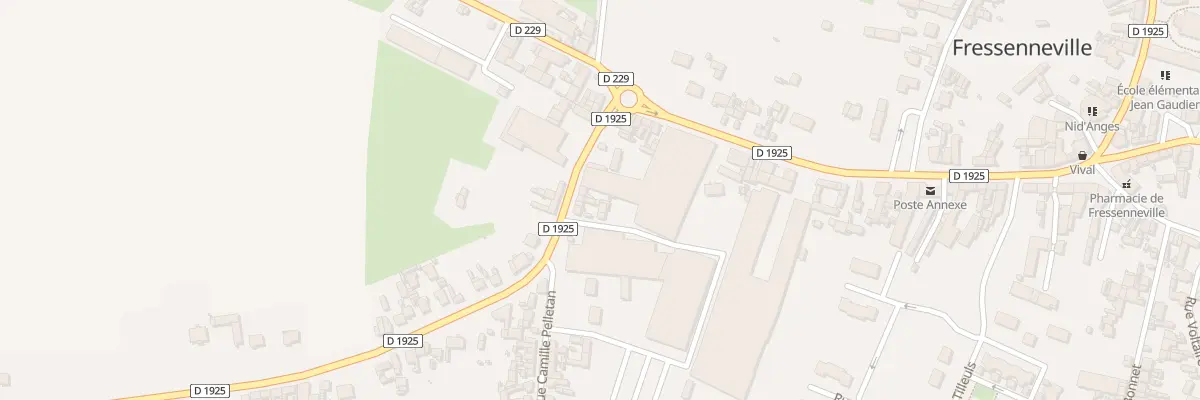 Plan du 71 Rue Jean Jaurès à Fressenneville