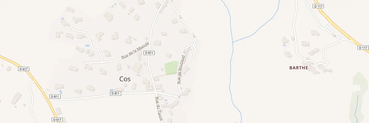 Plan du 8A Rouzaud à Cos