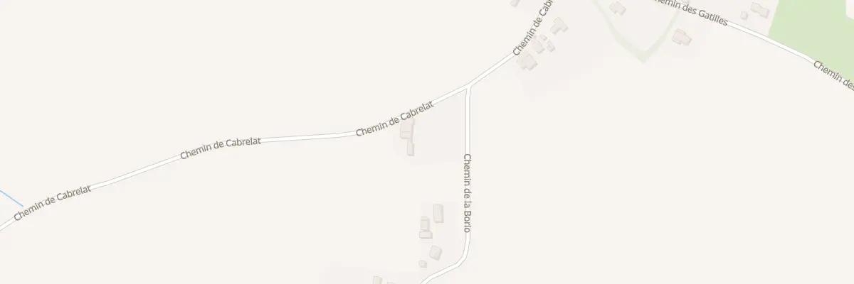 Plan du 255 Che de Cabrelat à Nègrepelisse