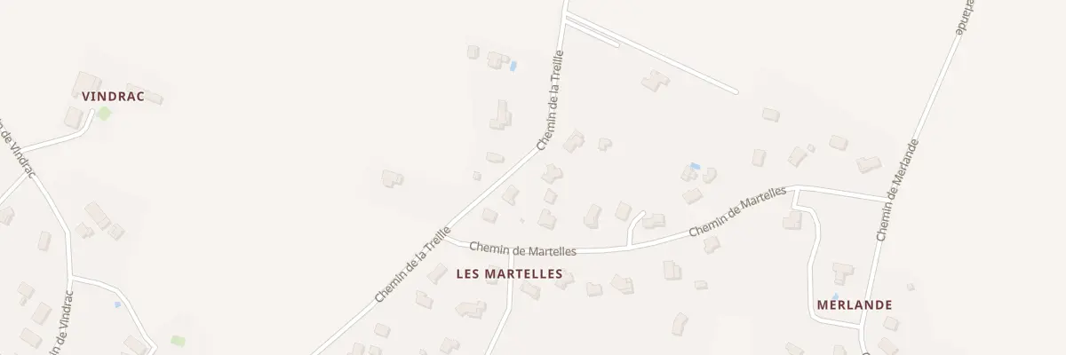 Plan du 555 Che de la Treille à Monteils