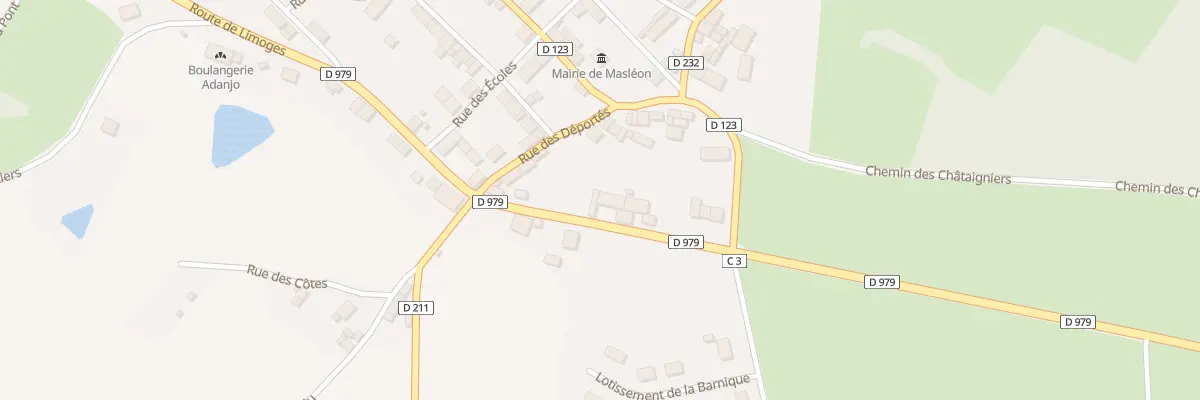 Plan du 5038 Le Bourg à Masléon