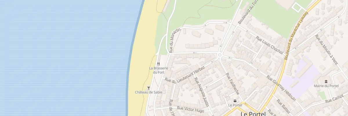 Plan du 2 Av Cesaire Gournay au Portel