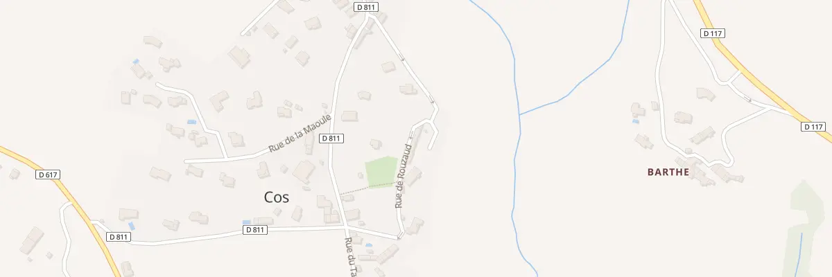 Plan du 5006 Rouzaud à Cos