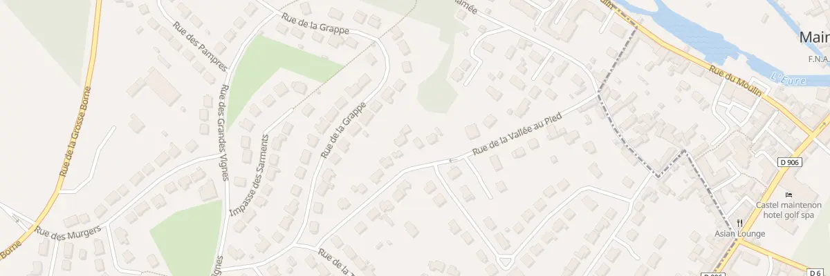 Plan du 12 Rue de la Vallée au Pied à Pierres