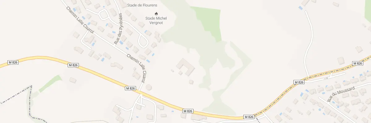 Plan du 5 Che Lalie Cisarol à Flourens