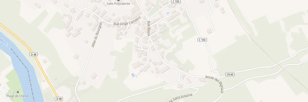 Plan du 1 Rue du Veu de la Suge au Menoux