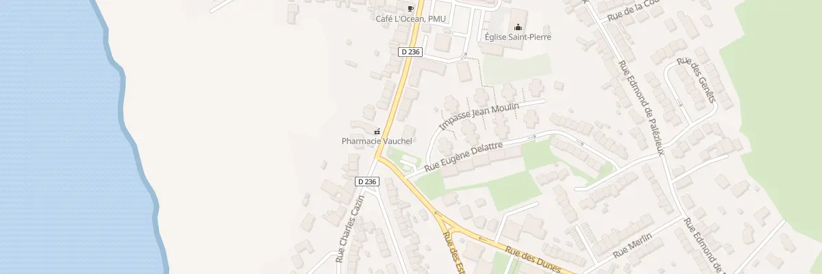 Plan du 2A Rue de l’Abbe Coppin à Équihen-Plage