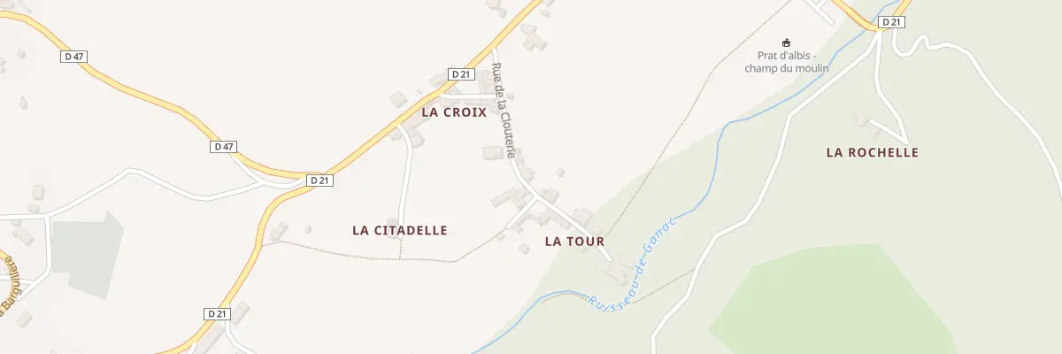 Plan du 4 Rue de la Clouterie à Ganac
