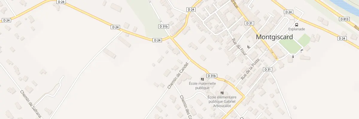 Plan du 8 Rue des Droits de l’Homme à Montgiscard