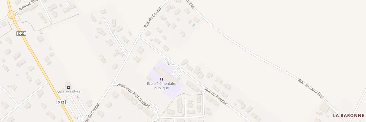 Plan du 52 Rue du Moulas à Mirepoix-sur-Tarn