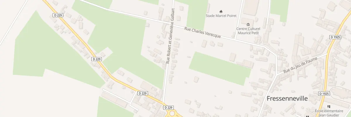 Plan du 18 Rue Genevieve Gabart à Fressenneville
