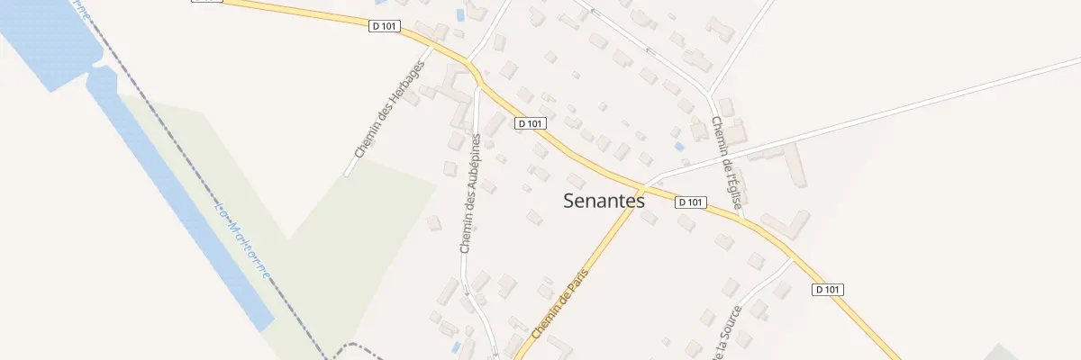 Plan du 9 Rue des Druides à Senantes