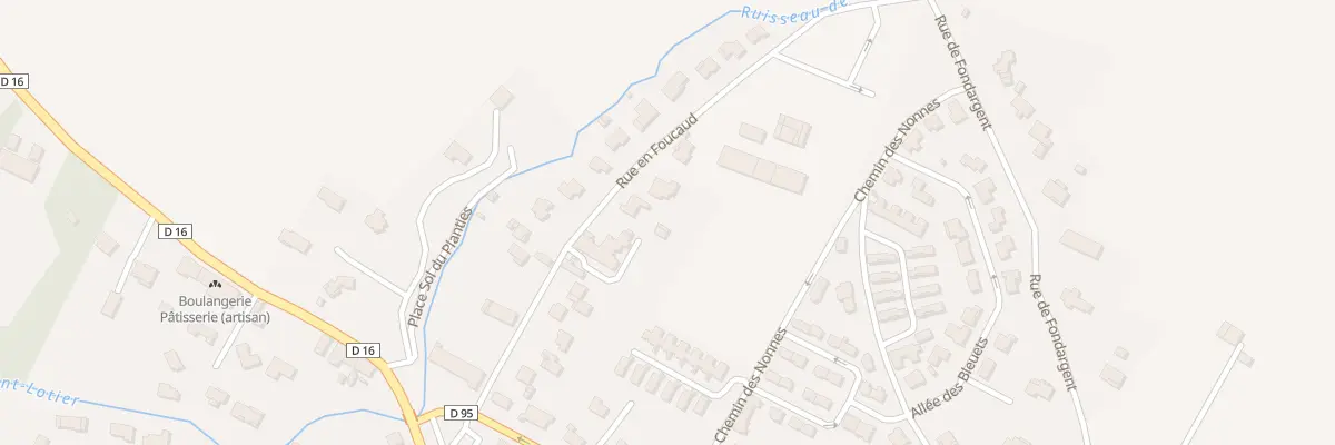 Plan du 200 Rue En Foucaud à Montlaur