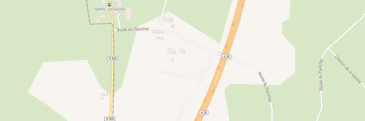 Plan du 5211 Le Gauliat à Saint-Pardoux-l’Ortigier