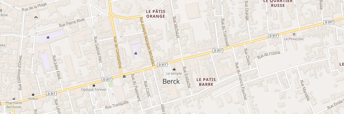 Plan du 99A Rue de l’Impératrice à Berck