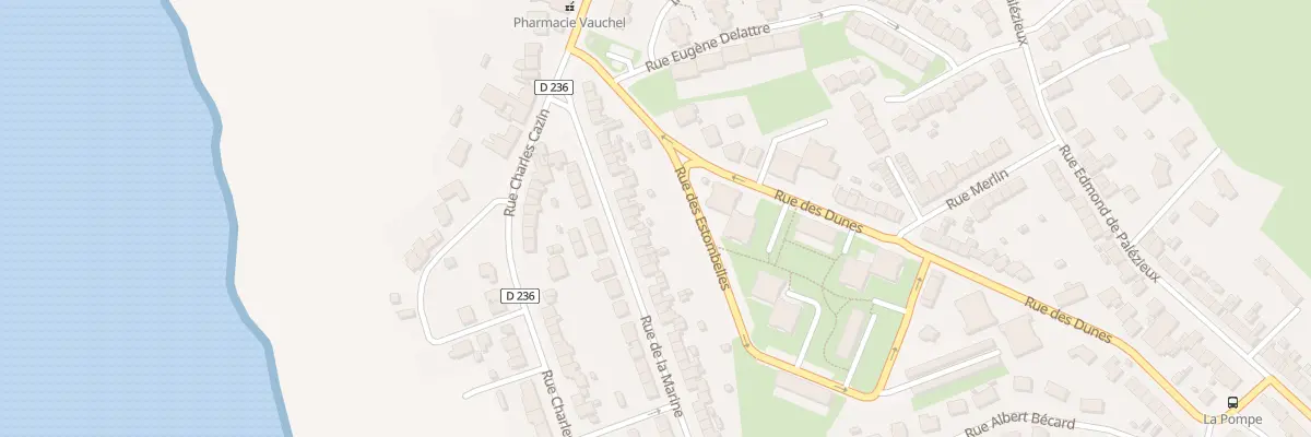 Plan du 23 Rue de la Marine à Équihen-Plage