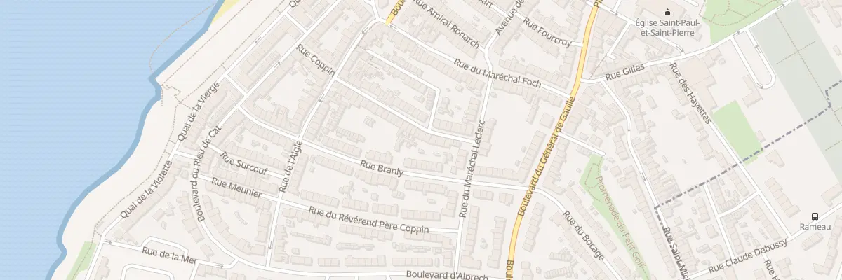 Plan du 40 Rue Jeanne d’Arc au Portel