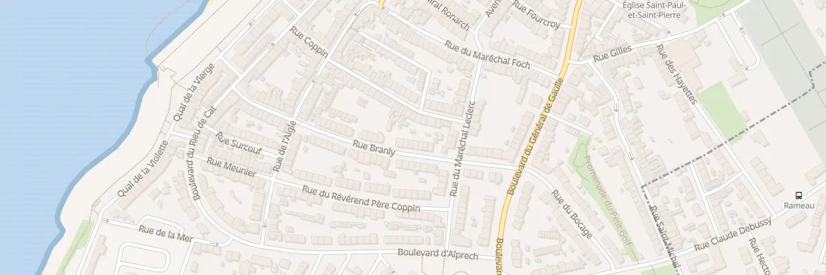 Plan du 29 Rue Branly au Portel
