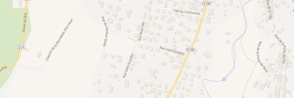 Plan du 9 Rue Saint Exupery à Saverdun