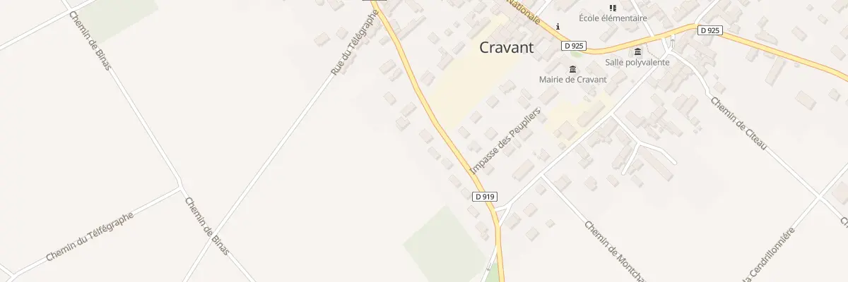 Plan du 18 Rue du Bourg Neuf à Cravant