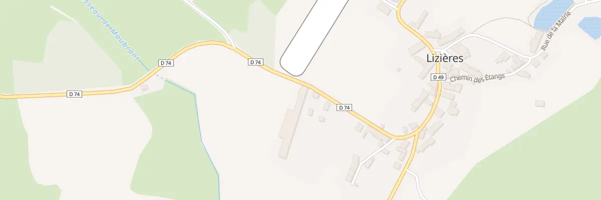 Plan du 4 Rte de la Suderie à Lizières