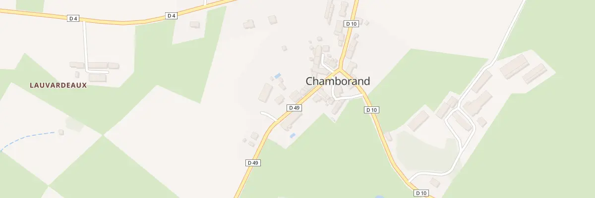 Plan du 20 Rue de la Tour à Chamborand