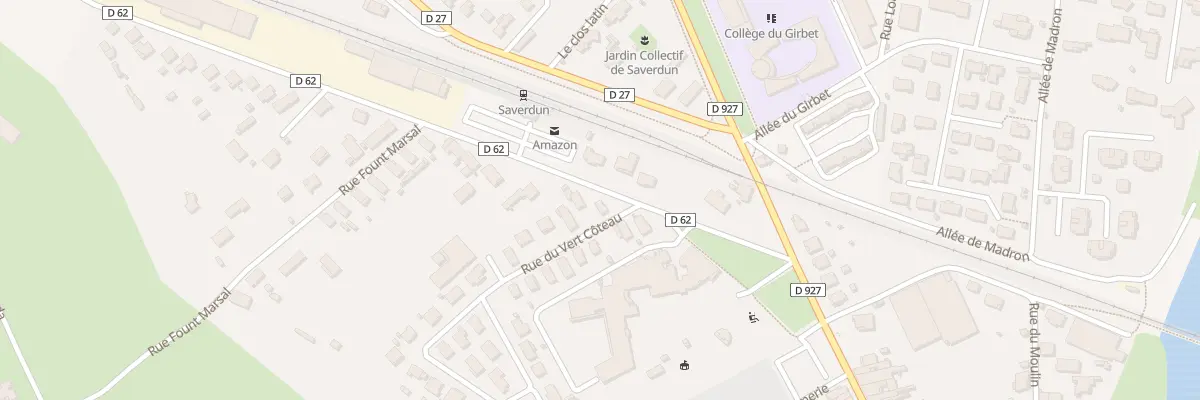 Plan du 16 Av de la Gare à Saverdun