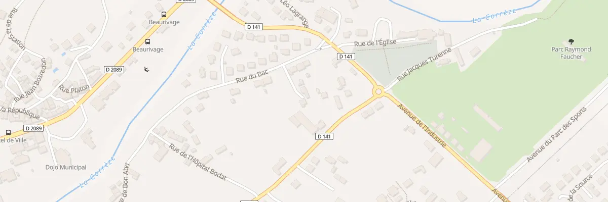Plan du 11 Rue Du Bac à Malemort