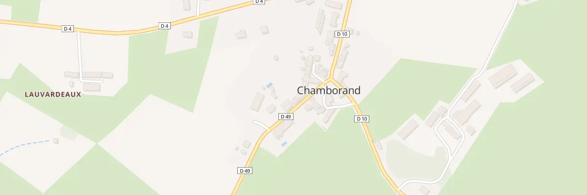 Plan du 16 Rue de la Tour à Chamborand