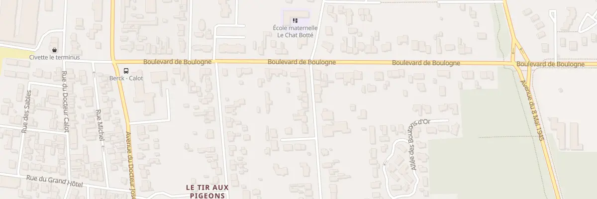 Plan du 85 Rue Mal de Lattre de Tassigny à Berck