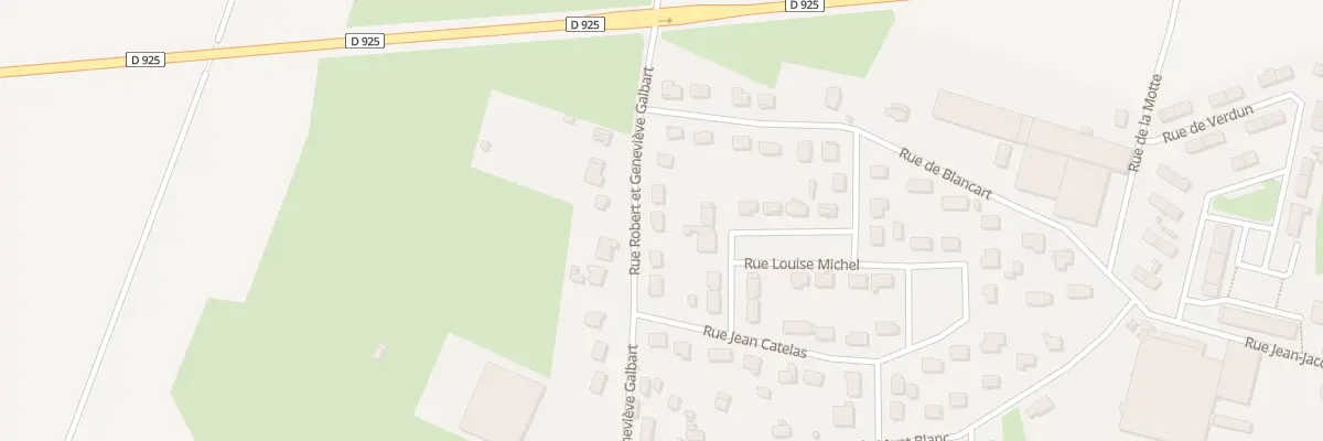 Plan du 58 Rue Genevieve Gabart à Fressenneville