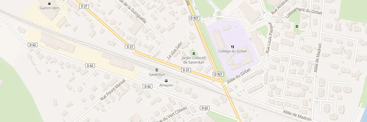 Plan du 3 Rte de Canté à Saverdun