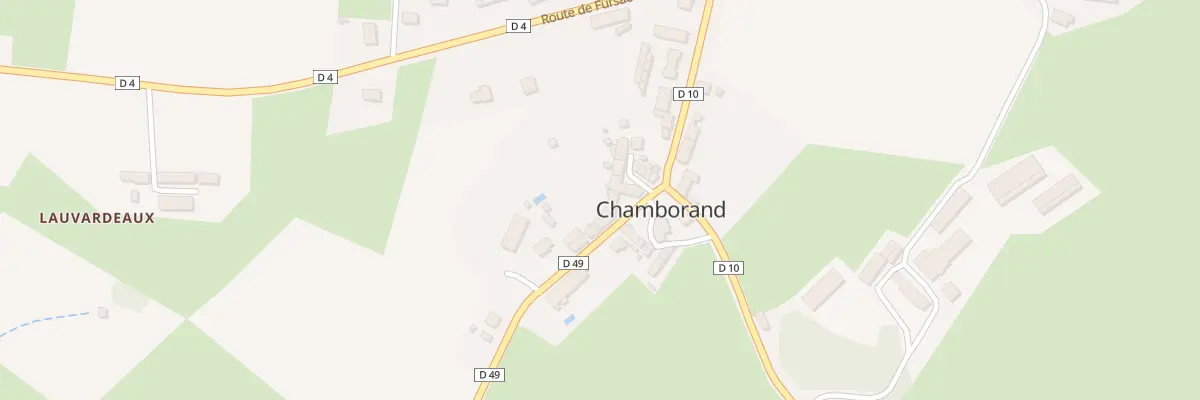 Plan du 12 Rue de la Tour à Chamborand