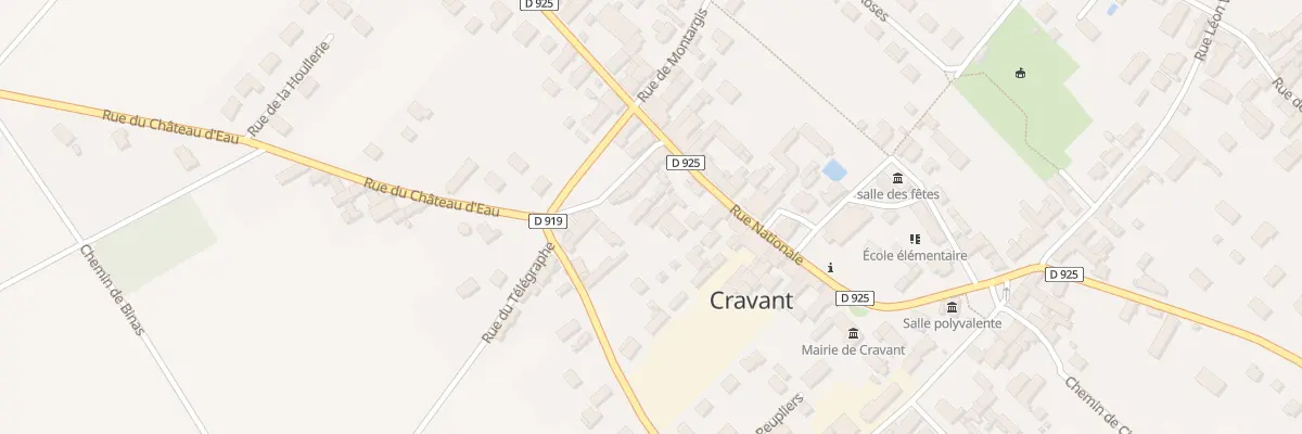 Plan du 24 Rue Nationale à Cravant