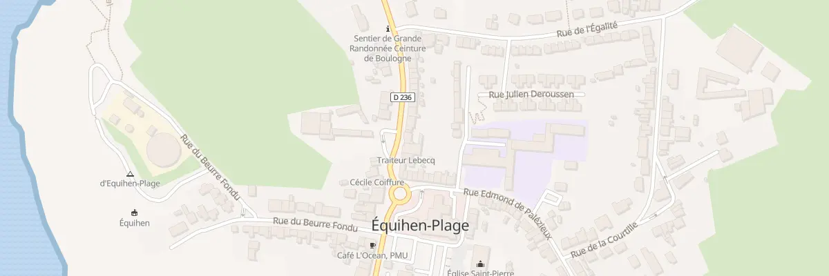 Plan du 30 Rue de l’Abbe Coppin à Équihen-Plage