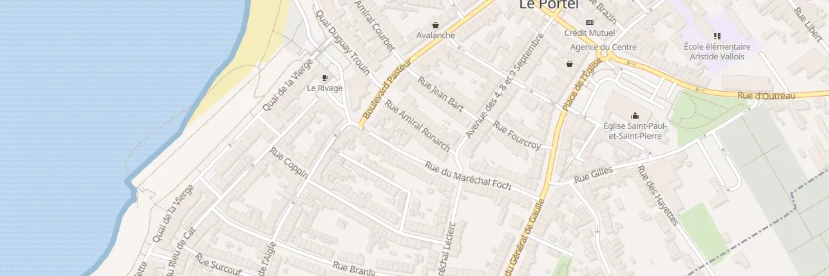Plan du 12 Rue Amiral Ronarch au Portel