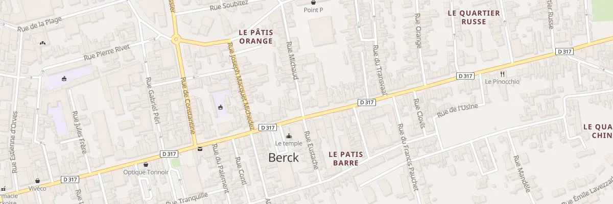 Plan du 107 Rue de l’Impératrice à Berck