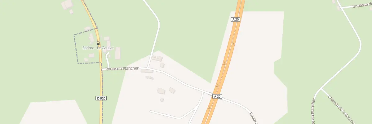Plan du 5026 Le Gauliat à Saint-Pardoux-l’Ortigier