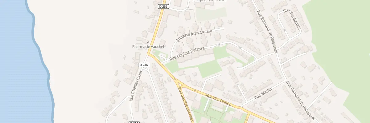 Plan du 21 Rue Eugène Delattre à Équihen-Plage