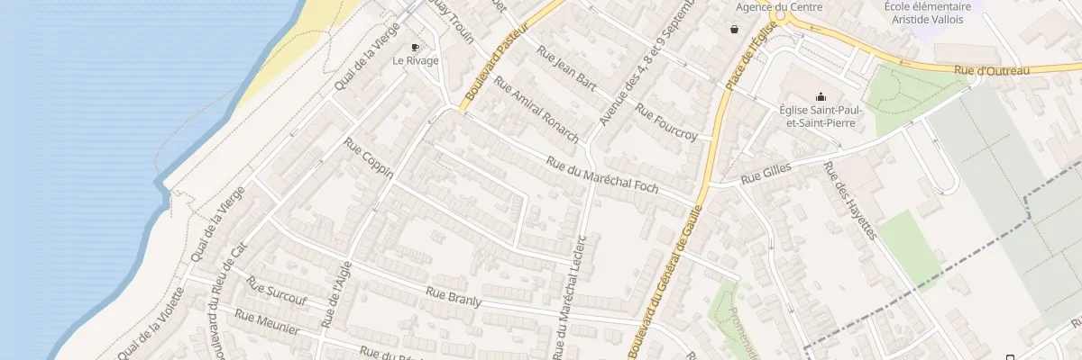Plan du 52 Rue du Marechal Foch au Portel