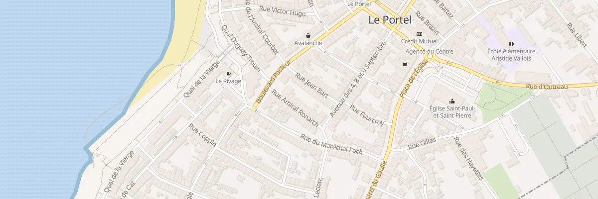 Plan du 7 Rue Amiral Ronarch au Portel
