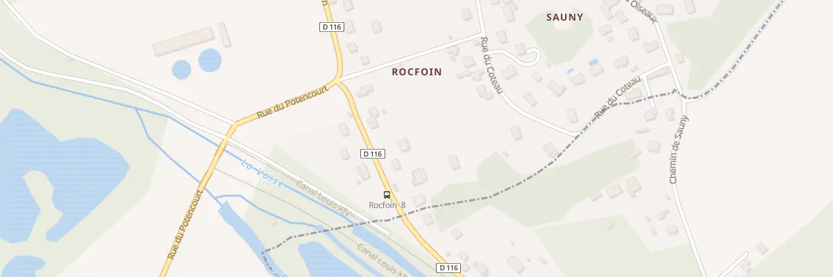 Plan du 8 Rue de Rocfoin à Pierres