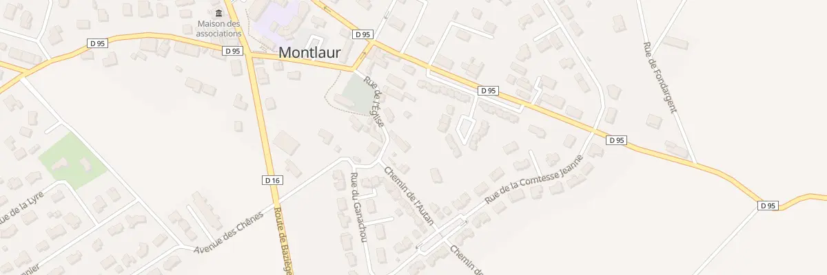 Plan du 101 Rue de l’Eglise à Montlaur