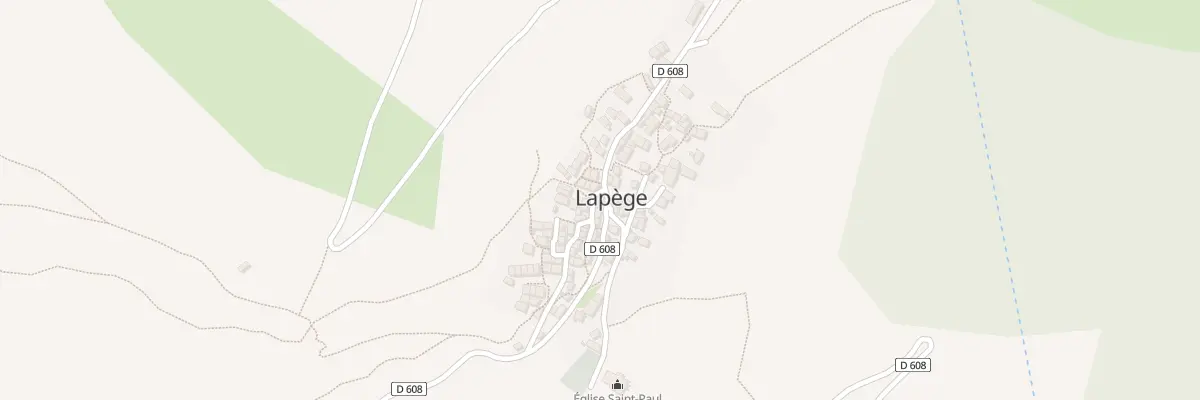 Plan du 30 Lapege à Lapège