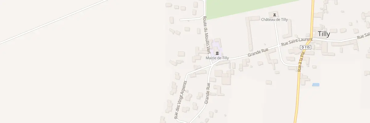 Plan du 4 Rue de la Mare Brulée à Tilly