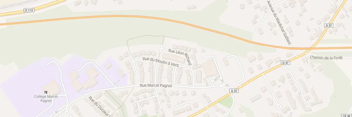 Plan du 4 Rue du Moulin à Vent à Bonnières-sur-Seine