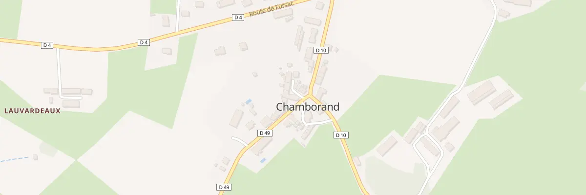 Plan du 6 Imp du Presbytere à Chamborand