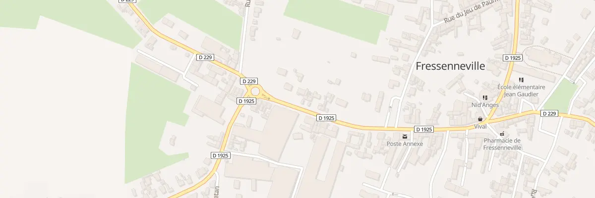 Plan du 50 Rue Jean Jaurès à Fressenneville