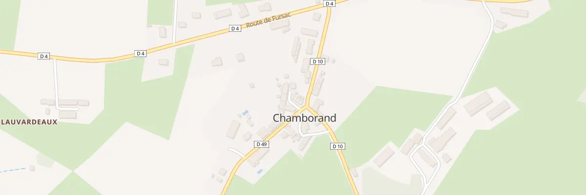 Plan du 4 Imp du Presbytere à Chamborand