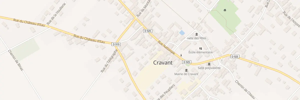 Plan du 28B Rue Nationale à Cravant